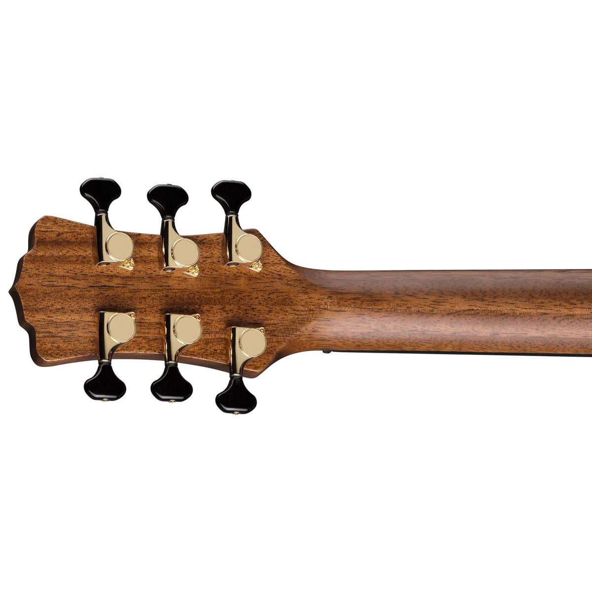 Luna Art Recorder All Solid Wood Dreadnought 6-String Guitar, 21 Frets, 'C' Shape Neck, Rosewood Fretboard, Satin Natural