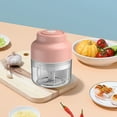 thumbnail image 4 of Japceit Blenders for Kitchen Food Processor Wireless Portable Food Chopper,Small Electric Food Processor for Garlic Veggies ,Dicing, Mincing & Puree , Baby Food Maker(100Ml), 4 of 9