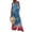 Blue(American Flag Floral Print), variant on 250 Anniversary Usa Flag Jumpsuits for Women Plus Size American Flag Sleeveless Wide Leg Summer Adjustable Strap Patriotic Usa Flag Jumpsuits Rompers Blue M
