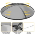 thumbnail image 3 of Dextrus Robust Spark Screen for Fire Pits with Handle and Poker - Suitable for 30-Inch Round Outdoor Fireplaces, 3 of 4