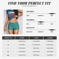 thumbnail image 6 of Lsque Cute Shark Turtle Pattern High Waisted Biker Shorts for Women-Tummy Control Fitness Athletic Workout Running Yoga Gym Shorts,Moisture-Wicking-Small, 6 of 9