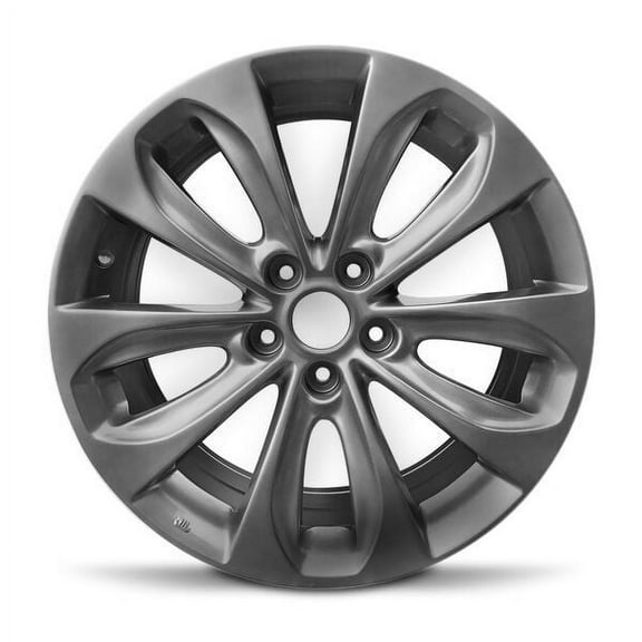 New 18x7.5 inch Wheel for Hyundai Sonata (11-13) Silver Hyper Alloy Rim