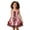 Pink, variant on Toddler Girls Dresses Sleeveless Traditional Style Suspenders Ankara Clothes Princess Dress For Girls Size 2-3T