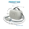 thumbnail image 6 of Carrying Case for Meta Quest 3S/Quest 3/Oculus Quest 2/Pico 4/Quest Pro/Vision Pro, Portable Travel Case for Controllers and Other Accessories, Waterproof Shockproof Portable Bag with Mesh Pocket, 6 of 6