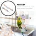 2 Pcs Parrot Toy Bird Cage Chewing Mineral Loofah Birds Birzee Macaw