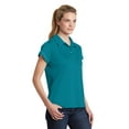 thumbnail image 4 of Sport-Tek ® Ladies Contrast Stitch Micropique Sport-Wick® Polo. LST659, 4 of 6
