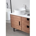 thumbnail image 4 of Portree 60" Walnut Freestanding Bathroom Vanity, 4 of 9