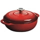 thumbnail image 1 of Dutch Oven Lodge, hierro fundido esmaltado, 3 cuartos de galón, color rojo especiado, 1 of 7