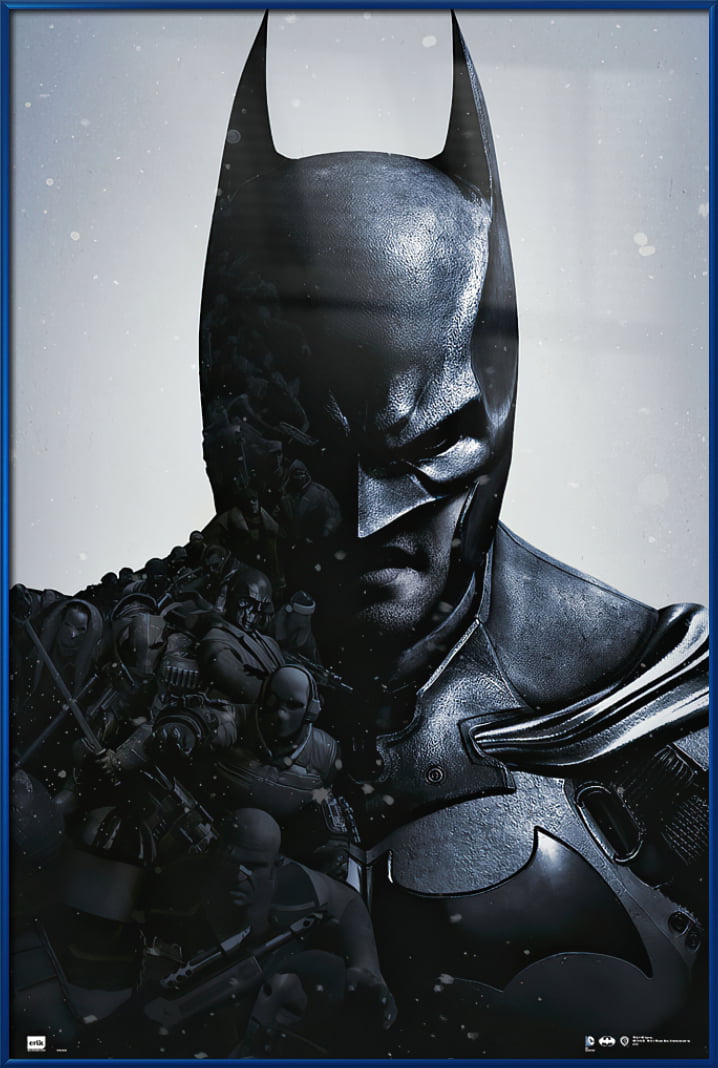 Batman Arkham Knight - DC Comics Gaming Poster / Print (Batman Made Out Of  The Bad Guys) (Clear Poster Hanger) 