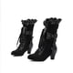 thumbnail image 4 of Zapatos de mujer Moda de invierno Vendaje Botas de montar Casual Cálido Tacones altos Bowknot Retro Botas de tubo medio Wmkox8yii hfjk1287, 4 of 9