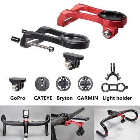 Bike Stem Extension Mount Holder Bracket Adapter For GARMIN Edge GPS GoPro