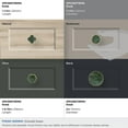 thumbnail image 5 of Amerock Accents 1-1/4 inch (32mm) Diameter Gold/Emerald Green Cabinet Knob - 2 Pack, 5 of 7