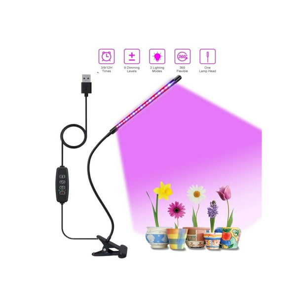 Plant Grow Lights 1 Head 10w Led, Is Lamp Light Enough For Plants