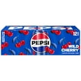 Pepsi Wild Cherry Soda Pop, 12 fl oz, 12 Pack Cans
