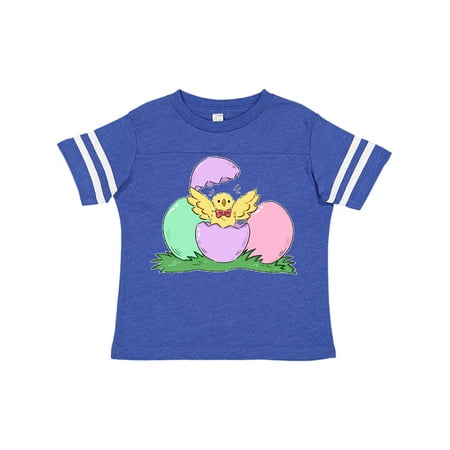 

Inktastic Cute Easter Chick Hatching from Egg Gift Toddler Boy or Toddler Girl T-Shirt