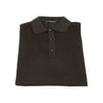 thumbnail image 5 of Mens PRINCELY Soft Merinos Wool Sweater Knits Lightweight Polo 1011-40 Brown, 5 of 10