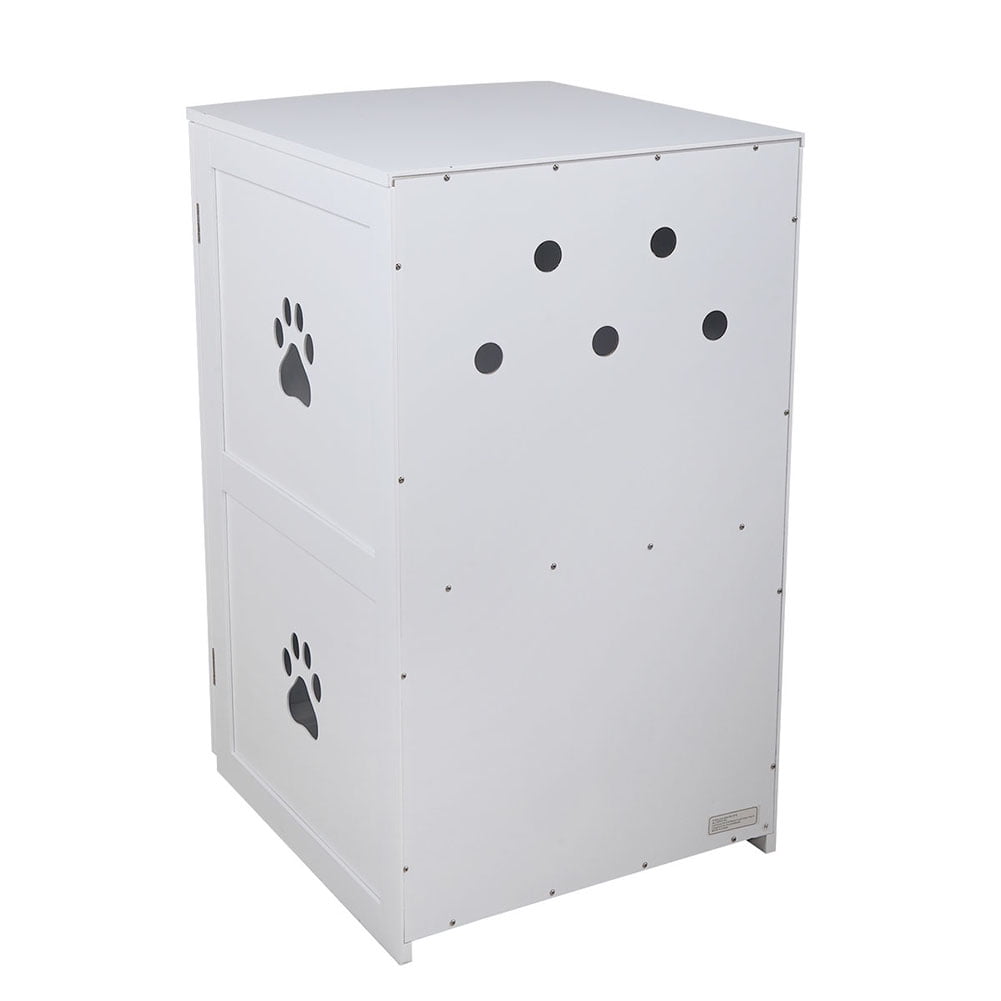 Kepooman Cat Litter Box, Cat Litter Box Furniture, Cat Litter Box Pet Enclosure Furniture, Modern Wooden Cat Litter Cabinet, Cat House, Cat Hideaway, White Kepooman Cat Litter Box, Cat Litter Box Furniture, Cat Litter Box Pet Enclosure Furniture, Modern Wooden Cat Litter Cabinet, Cat House, Cat Hideaway, White