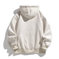 thumbnail image 4 of Gibobby Sudadera cierre hombre Sudadera con Capucha y Cremallera Lifestyle para Hombre(Blanco,G), 4 of 5