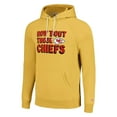 thumbnail image 2 of Unisex Homage  Gold Kansas City Chiefs Hyperlocal Raglan Pullover Hoodie, 2 of 3