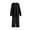 Black, variant on Womens Fall 2 Piece Sweater Set Long Sleeve Cable Knit Pullover Tops Wide Leg Pants Fashion Lounge Sets, Free Size