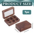 thumbnail image 2 of Wood Watercolor Paints Tins box Painting Storage box For Art Painting Paints Storage Container Rectangle Sienna 41x61x17.5mm Inner Diameter: 12mm Wood, 2 of 6