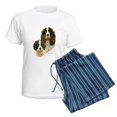 thumbnail image 5 of CafePress - English Springer Spaniel Women's Light Pajamas - Women's Short Sleeve Print T-Shirt and Pants Light Cotton Pajama Set, 5 of 7