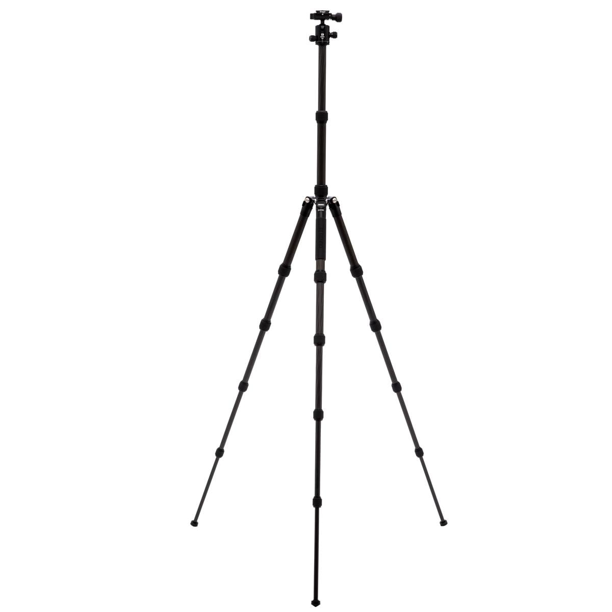 Benro Tripster 1 Series 5-Section Carbon Fiber Travel Tripod/Monopod, Black