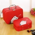 thumbnail image 3 of Walson Multifunctional Cartoon Portable Travel High Capacity Double Layer Makeup Cosmetics Case Box, 3 of 8