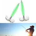 thumbnail image 7 of Simulation Sleeve-fish Luminous Jigs Wood Shrimp Lures Fishing Tackle Squid Hook Octopus Bait 25G, 7 of 7