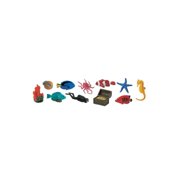Safari Ltd. Coral Reef Toob - Set of Figurines of Diverse Marine Life, Scuba Diver, and Treasure Chest - Educational Play Toy Figures for Boys, Girls & Kids Ages 3+