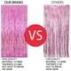thumbnail image 3 of Juego de 4 cortinas de aluminio Backdrop Keyali, 100 x 253 cm, color rosa, 3 of 7