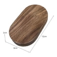 thumbnail image 6 of BLESIYA Oval Wood Base DIY Craft Display Block for Sculpture Casting Farmhouse Decor, 6 of 8