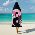 thumbnail image 5 of Kuromi Wearable Blankets Hooded Soft Hoodie Blanket Winter Warm Throw Blankets Cape 60"x80", 5 of 8