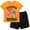 Orange/black, variant on SpongeBob SquarePants Big Boys T-Shirt and Active Dolphin Mesh Shorts Outfit Set Little Kid to Big Kid