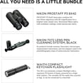 thumbnail image 2 of Nikon PROSTAFF P3 8x42 Waterproof Binoculars for Adults with Lens Pen Cleaning System & Flashlight Bundle, 2 of 5