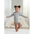 thumbnail image 2 of Gerber Toddler Boy or Girl Gender Neutral Long Sleeve Turtleneck Onesies Bodysuits, 2-Pack, 2 of 7
