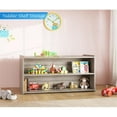 thumbnail image 3 of Tot Mate 23.5" Contemporary Wood Composite Toddler Shelf Storage in Gray, 3 of 6