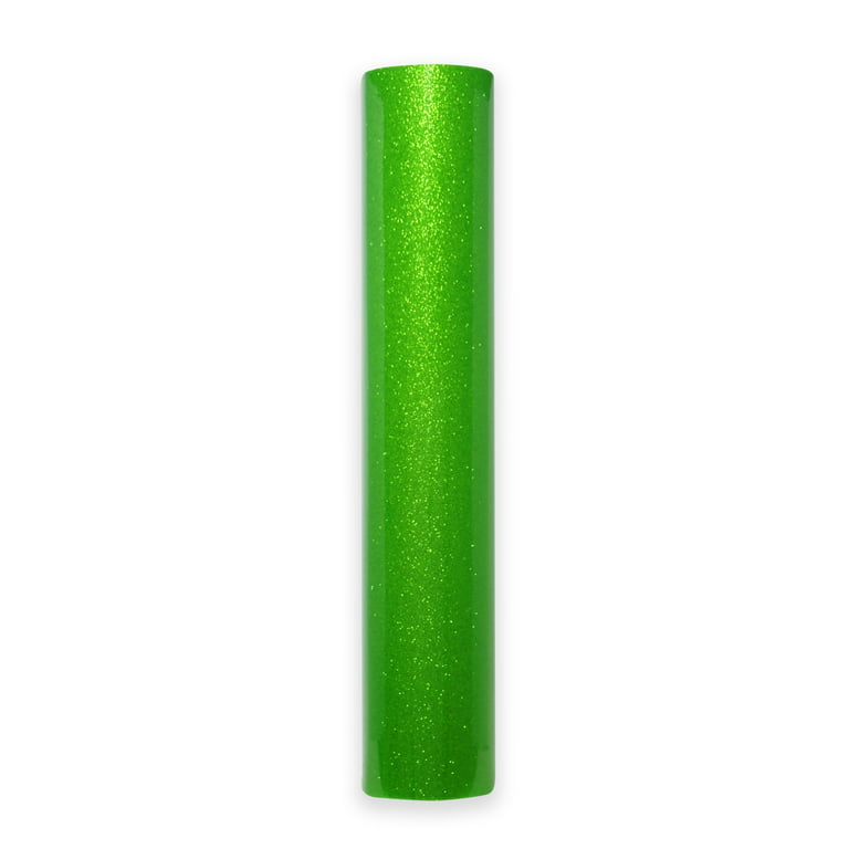 Green Glitter Vinyl Rolls for Cricut, Silhouette, 6 Feet