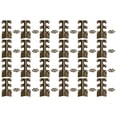 thumbnail image 4 of Corner Protectors Vintage Metal Corner Protectors 6 Pcs For Stylish Baseboard Bronze 24Pcs Smile Home, 4 of 5