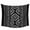 Black, variant on Navy Blue Boho Small Tapestry for Bedroom Wall Hanging Tapestry, Vintage Southwestern Geometric Stripes Ceiling Backdrop Tapestries Poster Blanket Wall Decor for Teens Room Living Room Dorm 23" x 28"