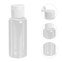 Tineasur 10Pcs 50ml Plastic Travel Containers Durable Squeeze Bottles with White Caps