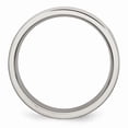 thumbnail image 2 of White Stainless Steel Ring Band Wedding Standard Flat, 2 of 5