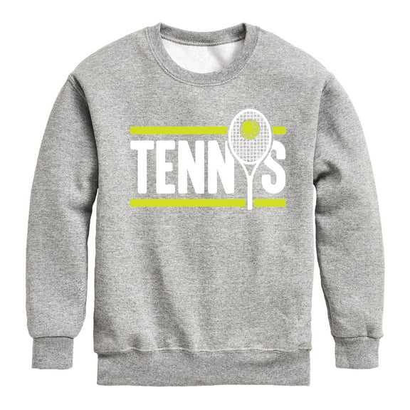Instant Message - Tennis - Toddler & Youth Crewneck Fleece Sweatshirt