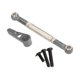thumbnail image 2 of Varilla de dirección ajustable para coche RC, brazo de servo de aleación de aluminio y metal, varilla de tracción. Gris, 2 of 9