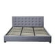 thumbnail image 1 of Base Cabecera Ilios Innova Para Cama King Size Madera Tapizada en Lino Gris, 1 of 5