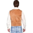 thumbnail image 2 of Scully Mens Rust Calf Suede Western Snap Vest 2XT, 2 of 2