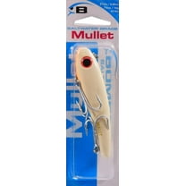 Bomber Mullet Lipless Crankbait 3 1/2" Bone Orange Throat 5/8 oz.