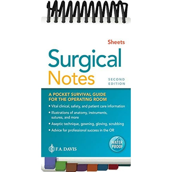 Pre-Owned Surgical Notes: A Pocket Survival Guide for the Operating Room, 9780803694774, 0803694776, Paperback, Second edition