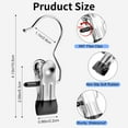 thumbnail image 2 of OFEFE 30 Pack Heavy Duty Stainless Steel Laundry Hooks & Clips - 360° Rotatable Rust-Proof Metal Clamps for Hanging Boots, Pants, Hats, Towels, Socks, Organizing Closet, Laundry Room, Bathroom, 2 of 9