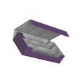 thumbnail image 1 of 550 CARD CASE + Divider-Trading Card Deck Box 405x200x90mm Purple, 1 of 9